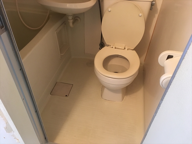 浴槽・浴室　ユニットバスの特殊清掃の事例-作業後画像