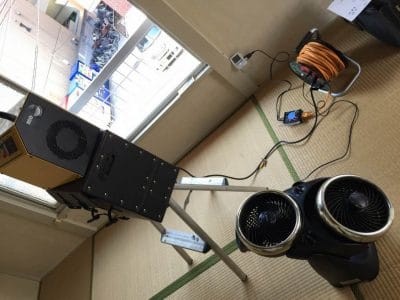 気温が高い時期の強い死臭への消臭を行った特殊清掃の事例-作業後画像