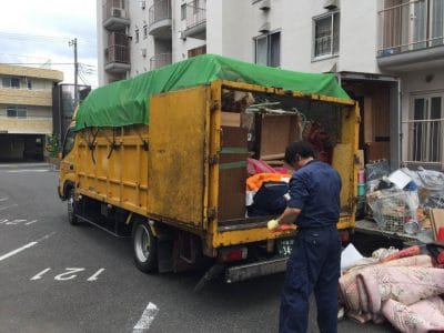 2LDKの長年住まわれていたお部屋の家財整理作業の事例-作業後画像