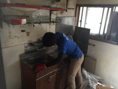 現金、通帳の探索を行った特殊清掃と遺品整理の事例-作業前画像