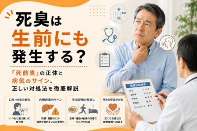 死臭は生前にも発生する？「死前臭」の正体と病気のサイン、正しい対処法を徹底解説