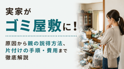 実家がゴミ屋敷に!原因から親の説得方法、片付けの手順・費用まで徹底解説